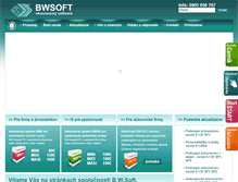 Tablet Screenshot of bwsoft.sk